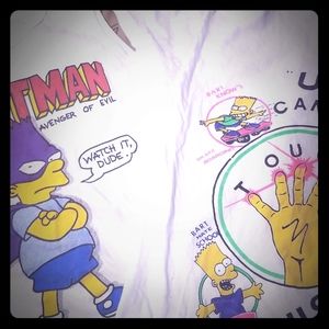 Vintage  bart Simpson  tee shirt an tank top